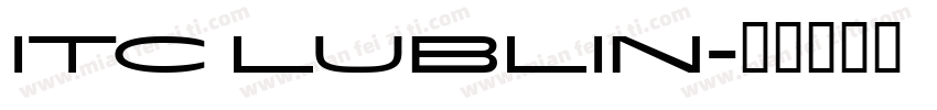 itc lublin字体转换